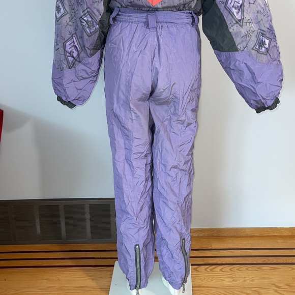 Vintage 80s 90s Canyon Aztec One Piece Ski Suit - Picture 10 of 16
